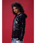 Death Note Emo, Punk Anime Manga Hardware Girls Oversized Hoodie M - €51,67 EUR