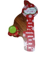 Holiday Decor Key To Let Santa In The Door And Candle For Him To Light H... - $25.15