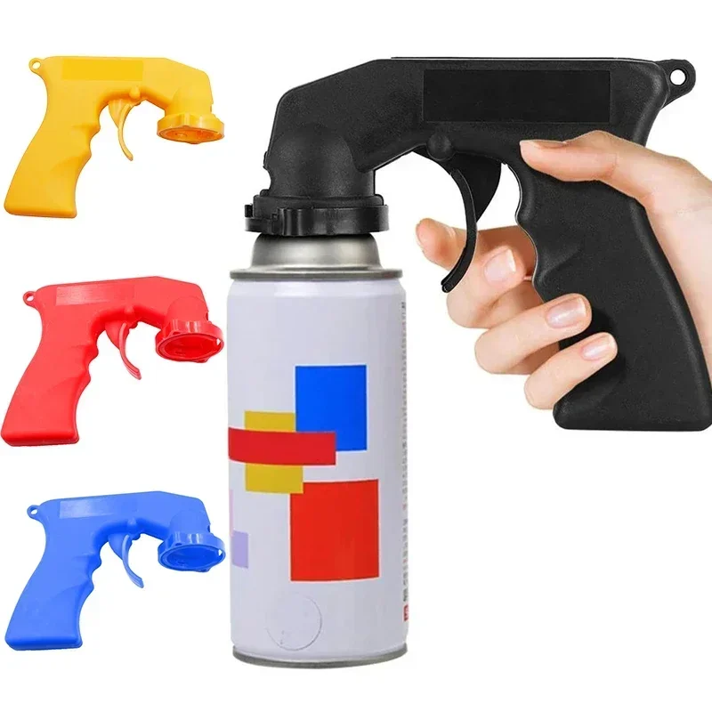 Spray Gun Adaptor Auto Polishing Paint Care Aerosol Spray Gun Handle with Full - £11.95 GBP