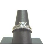 Womens Vintage Estate Sterling Silver Ring w/ Cubic Zirconia 4.1g #E3698 - $467.49 MXN