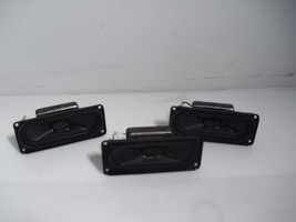 sharp speakers 8 ohm, 10w, 4 inch by 1.5 inch, set of 3 - $9.89