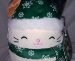 Squishmallows CAM the Winter Cat 7.5&quot; NWT - £12.60 GBP