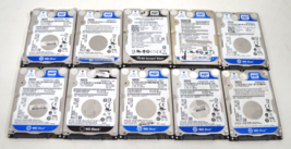 Lot Of 10 Wd Blue/Black Mixed 500GB 2.5&quot; Sata Laptop Hard Drive Hd Ds - £44.19 GBP