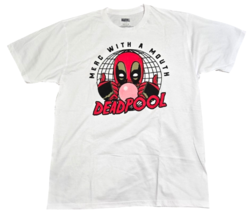 Mad Engine Marvel Merc with a Mouth DEADPOOL Short Sleeve Graphic T-Shir... - $12.86
