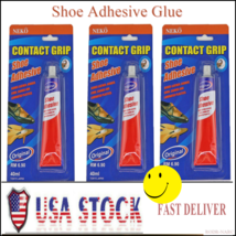 (3) Best Adhesive Glue for Fix Shoes And Repair Leather Vinyl Rubber Cork Canvas - £8.43 GBP