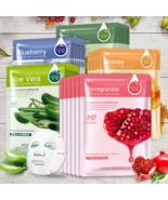 30pcs Hydrating Korean Fruit Face Masks &amp; Firming (Each 5pcs)| BUY 2 GET... - $39.99