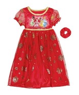 Disney Princess Holiday Red Satin, Tulle and Golden Foil Nightgown, Gown - $552.28 MXN