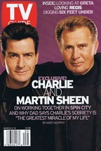 ORIGINAL Vintage Mar 2 2002 TV Guide No Label Spin City Martin + Charlie Sheen - £11.15 GBP