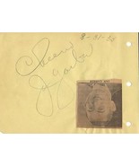 Jan Garber Signed Vintage Album Page JSA  - £62.29 GBP