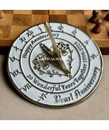 NauticalMart Anniversary Sundial 30th Pearl Wedding Anniversary in 2026 ... - $79.00