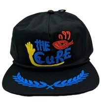 NWT The Cure Adjustable Baseball Snapback Hat Cap Black - Disintegration - Smith - £18.96 GBP