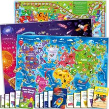 QUOKKA 3X Set Learning Board Games for Kids 6-8 - Educational Trivia Car... - £23.32 GBP+