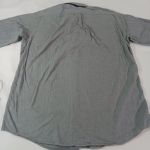 Stafford Executive Men's Gray Cotton Long Sleeve Button Up Shirt Size 17.5 image 13