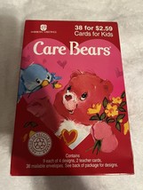 Rare Vintage Care Bears Valentines Day Cards Box American Greetings 1995 School - £25.32 GBP