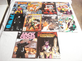 10 DC Comic Lot Hero #9, Jack Cross #1, Prometheus #1, OMAC #3, Scarlett #1 - £7.98 GBP
