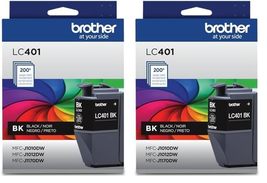 Brother Genuine LC401BK Standard Yield Black Ink Cartridge - £19.87 GBP