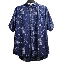 Vtg Chaps Ralph Lauren Men&#39;s Pineapple Print Button-Down Shirt Tropical XL - $22.76