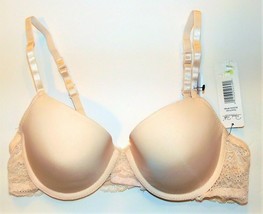 Rene Rofe&#39; Womens Lightly Lined T-Shirt Bras Pink Sizes 36B and 36C NWT ... - £10.20 GBP
