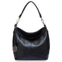 Zency Fashion Purple Women Shoulder Bag 100% Leather Elegant Tote Handbag High Q - £63.66 GBP