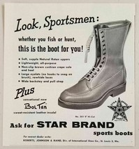 1955 Print Ad Star Brand Sport Boots Roberts, Johnson & Rand St Louis,MO - $9.07