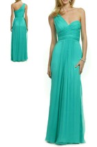 $900 Carlos Miele Stunning Pure Silk Aqua Runway Dress Gown Us 2 Eu 36 - £318.88 GBP