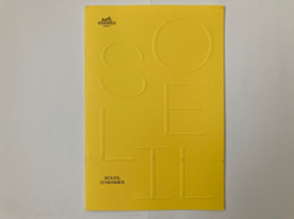 Hermes Soleil D`Hermes Dinnerware Catalog 2022 Brochure Booklet Advertising - £15.70 GBP
