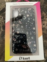 Brand New! Kurl  - New iPhone X/Xs Metallic Stars Printed Case - £7.93 GBP