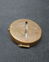 Antique Brass Pocket Compass, Military ? WW2 ?, Made In Germany  - $24.58