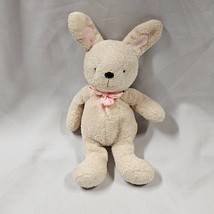 Vintage Carters Just one Year Stuffed Plush Bunny Rabbit Rattle Beans Pi... - $98.99