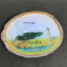 Aruba Koppe&#39;s Kokonuts 2 Wick Candle Ocean Mist Coconut Shell - £10.34 GBP