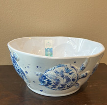 Sigrid Olsen Melamine Serving Bowl Tropical Sea Turtle Ocean Life Beach - $29.99