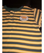 Wonder Kids Boys Triceratops Dinosaur Striped Shirt, size 5/5T - $150.77 MXN