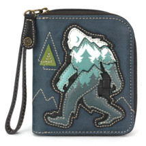 Chala Big Foot Zip Around Wallet Blue - £29.07 GBP