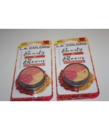 LOT OF 2 L.A Colors ~Beauty in Bloom~EYESHADOW~GARDEN PARTY CARDED - $8.97