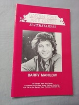 Barry Manilow Garden State Arts Center NJ July 1985 Concert program EX+ - £6.16 GBP