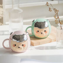 Astronaut Bear Cup Gift Cute Coffee Cup - $29.39