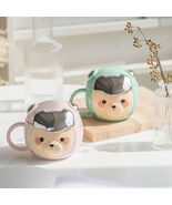 Astronaut Bear Cup Gift Cute Coffee Cup - $29.39