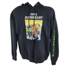 Super Nintendo Super Mario Kart Hoodie Size M Black - $33.62