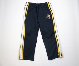 Vintage Abercrombie &amp; Fitch Mens Size Large Distressed Wide Leg Sweatpants Blue - £38.88 GBP