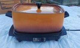 Vintage West Bend 876361F Automatic Slo Slow Cooker Autumn Gold mid Century - £67.24 GBP
