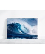 Surfing Photo, Hawaii Beach Surfing, Surfer Image Print, Huge Ocean Wave... - £17.99 GBP+