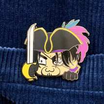 Pirate Goro Majima Enamel Pin Like a Dragon Pirate Yakuza in Hawaii - $29.99