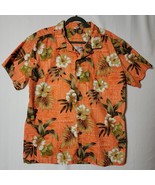 Palmwave  Mens Hawaiian Tropical Floral Shirt Size XLarge Cruise Vacation - £12.21 GBP