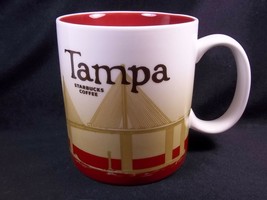 Starbucks Collector Series coffee mug TAMPA Florida Skyway Bridge 2009 16 oz - £18.49 GBP