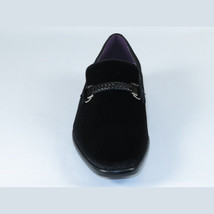 Mens AFTER MIDNIGHT Formal Stage Dress shoes Slip on Soft Velvet 6753 black image 8