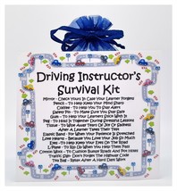 Driving Instructor&#39;s Survival Kit - Fun, Novelty Gift &amp; Card / Secret Santa - £6.48 GBP