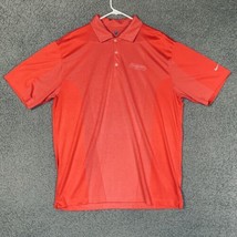Nike Golf Polo Shirt Adult Extra Large XL Red Preppy Rugby Performance M... - $16.27