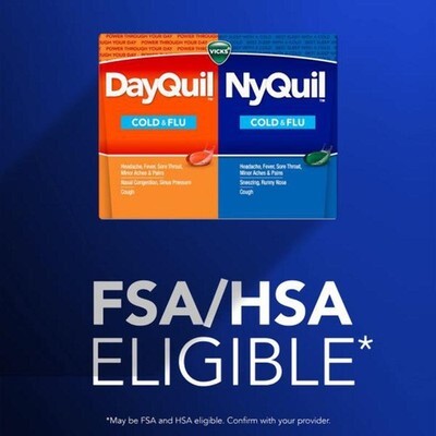 READ Vicks DayQuil and NyQuil Combo Pack, Cold & Flu Medicine, Powerful Multi-Sy Item image 6