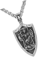 Michael Archangel Cross Shield Prayer Saint - $62.48