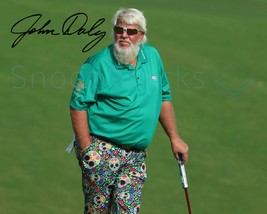 John Daly Signed 8x10 Glossy Photo Autographed RP Signature Print Poster Wall Ar - £13.36 GBP
